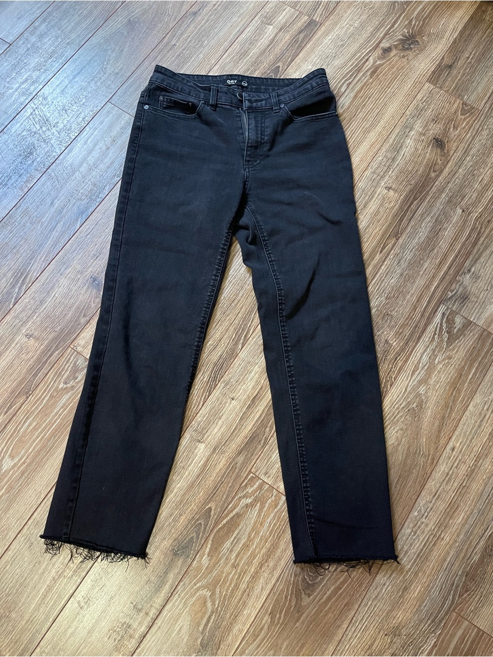 Oat New York Black High-Rise Jeans